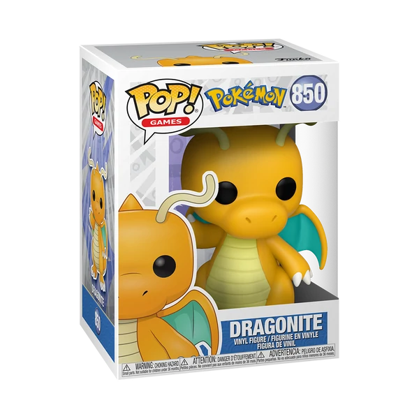 Figura coleccionable Funko de un Dragonite en caja