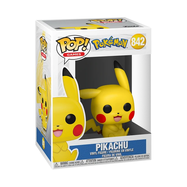 Figura coleccionable Funko de Pikachu en caja